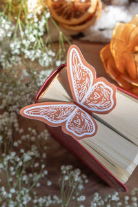 Gingerbread Butterfly Wings 3D Bookmark