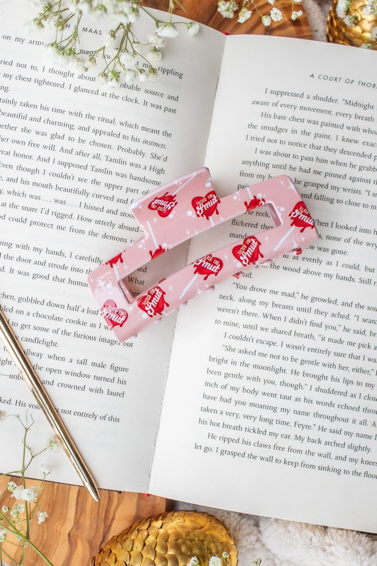 Bookish Hair Claw Clip | Sucker for Smut
