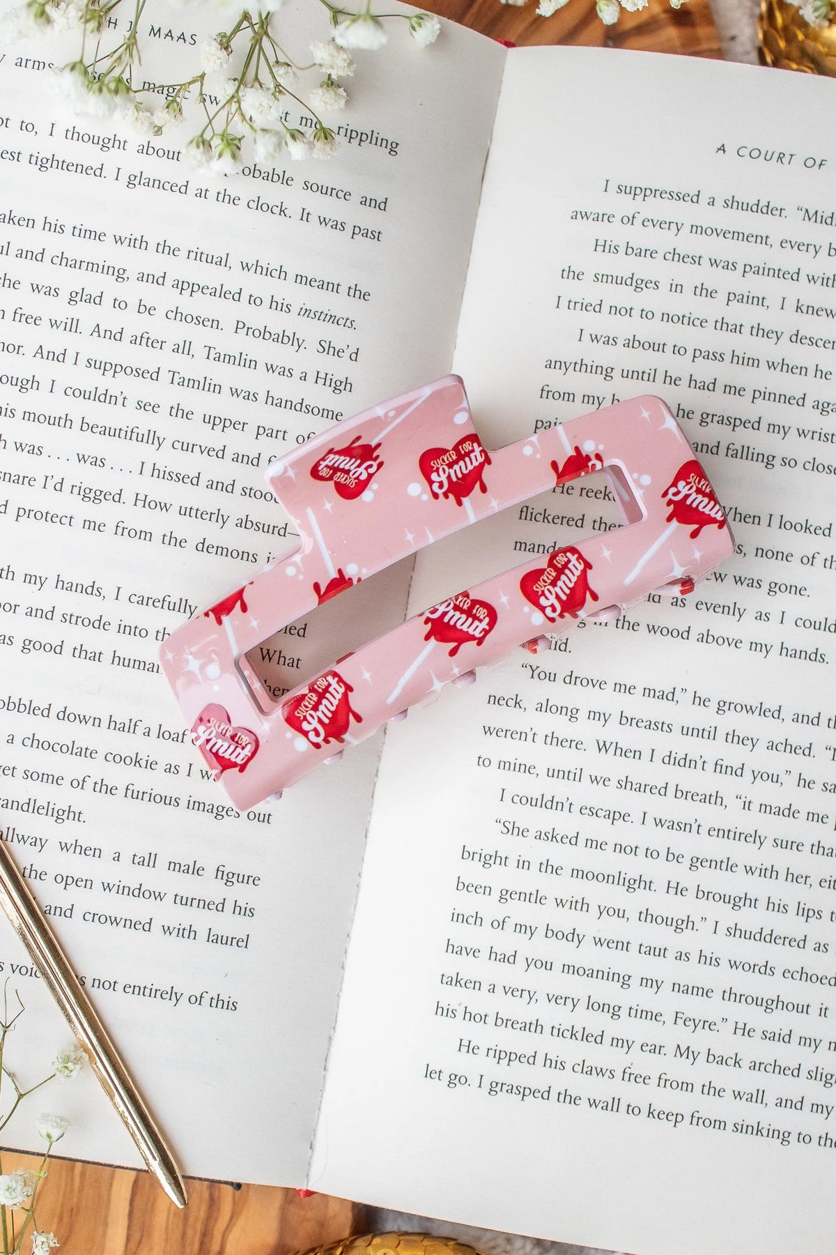 Bookish Hair Claw Clip | Sucker for Smut