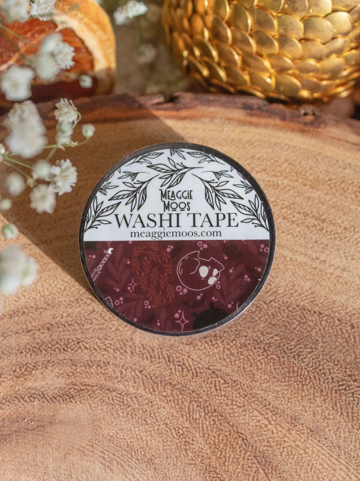 Washi Tape | Maroon Magic