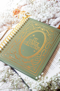 Art Nouveau Gold Foil Reusable Sticker Collecting Book