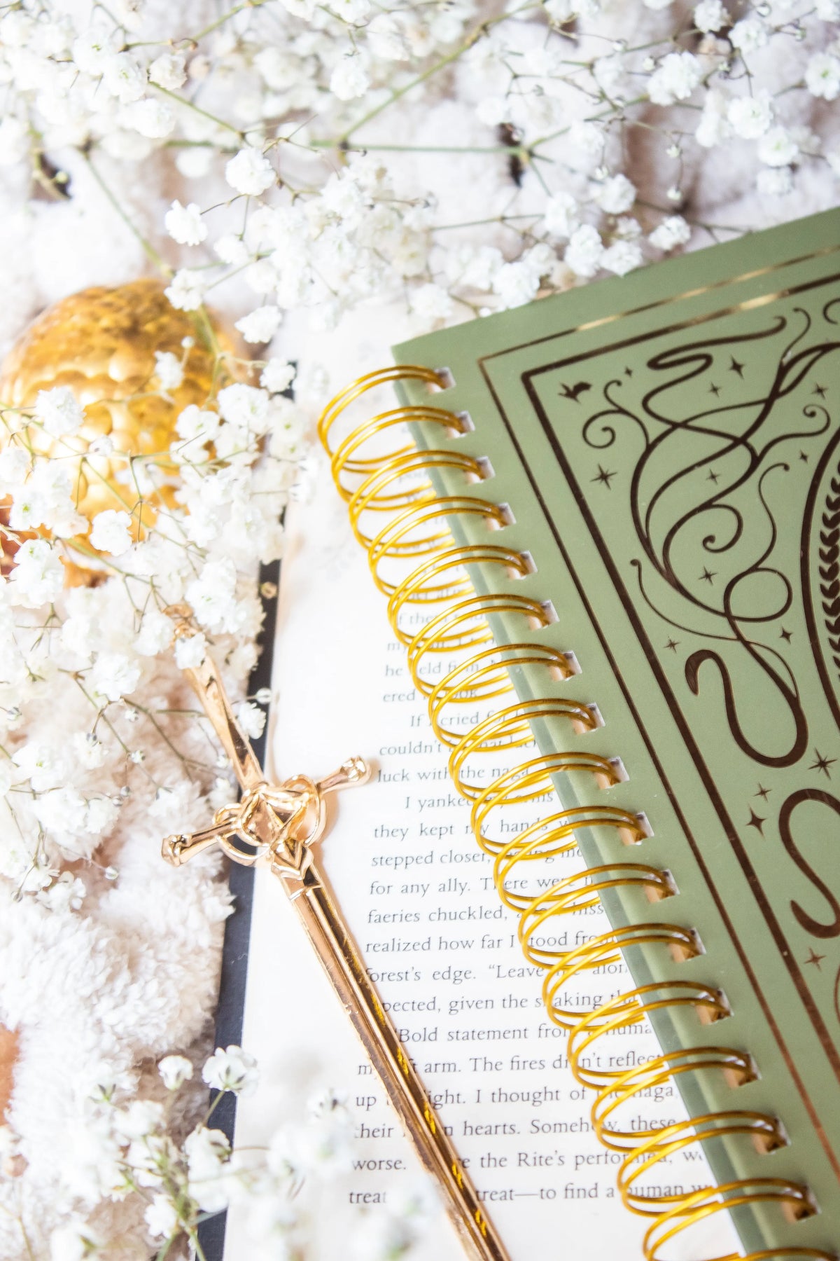 Art Nouveau Gold Foil Reusable Sticker Collecting Book