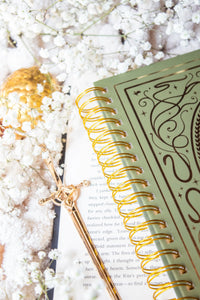 Art Nouveau Gold Foil Reusable Sticker Collecting Book