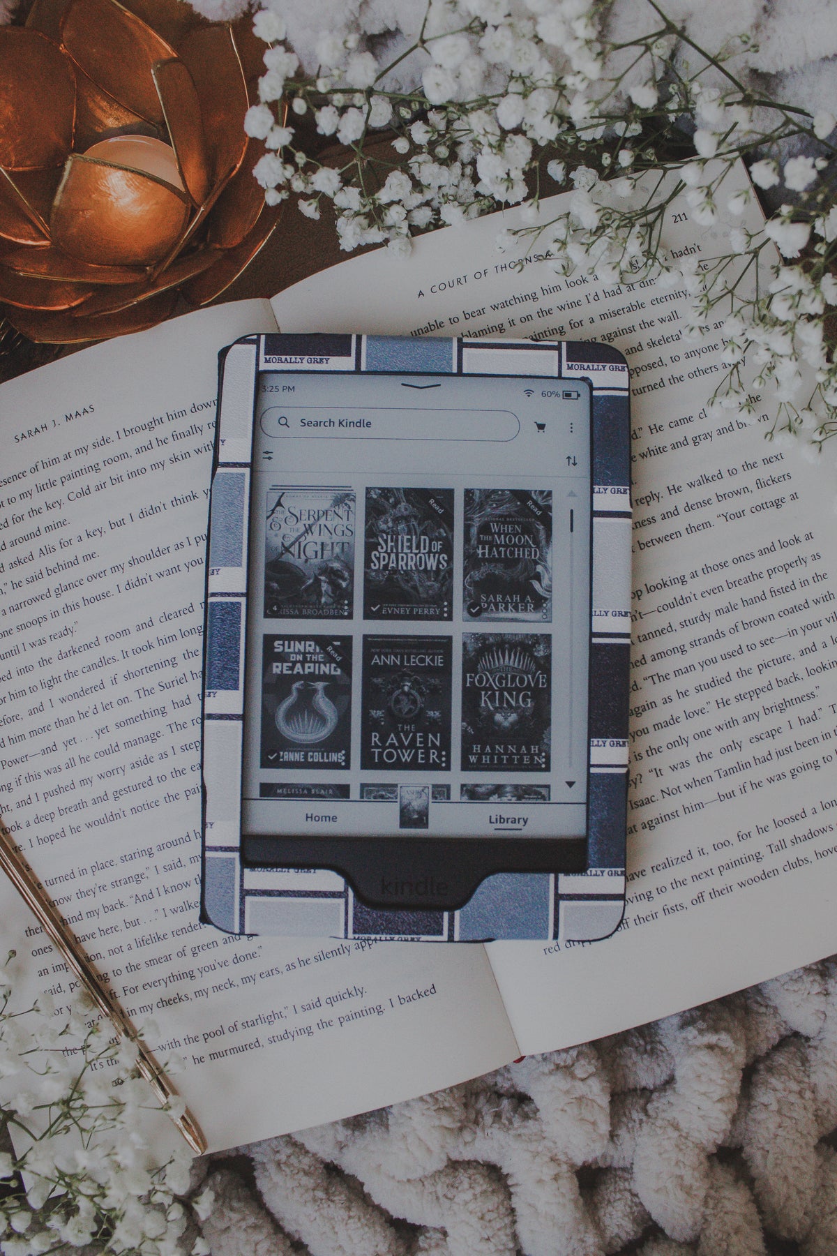 Morally Grey Paint Chips | Kindle / Kobo Case