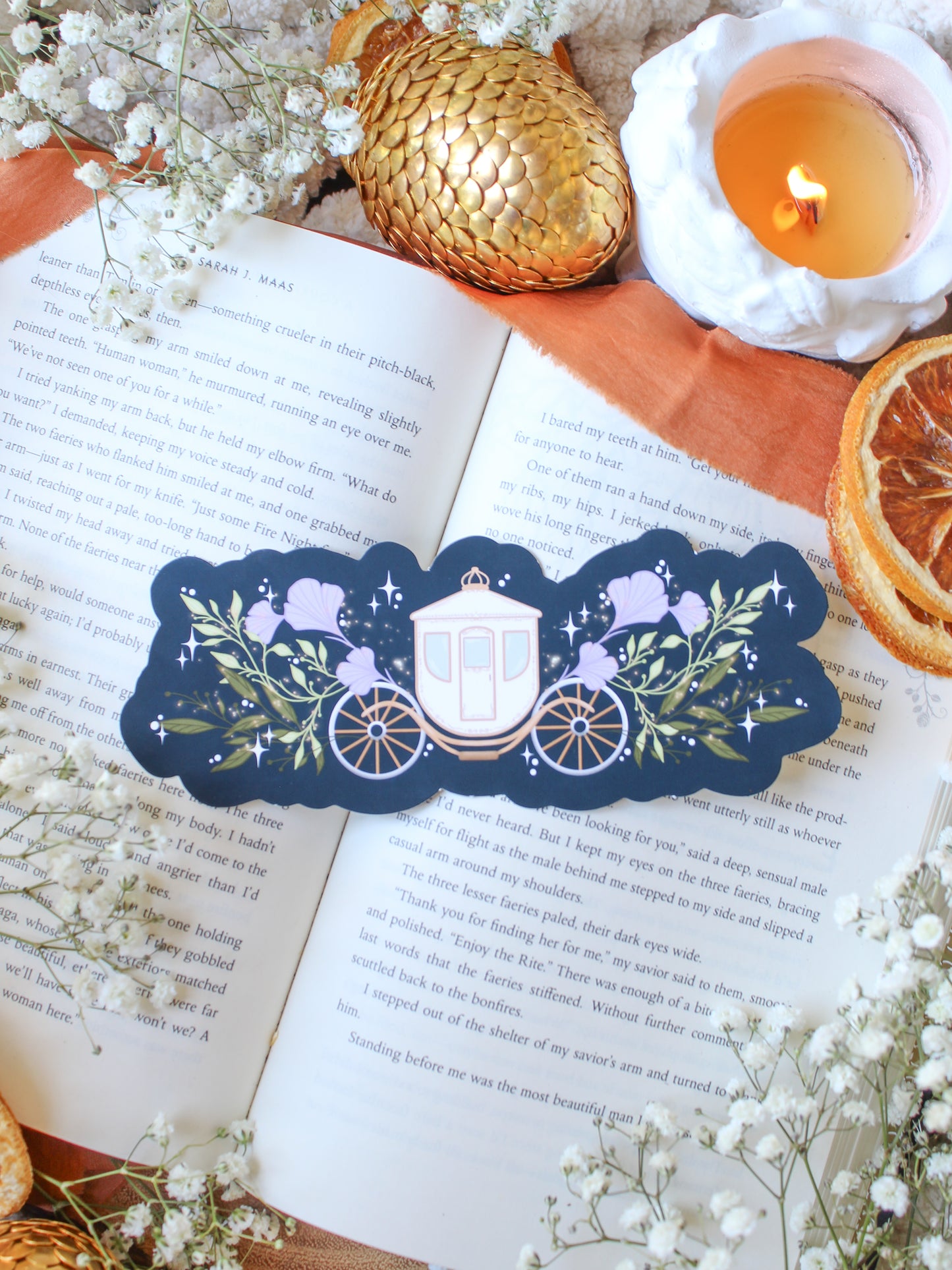 Carriage Ride Bookmark | Bridgerton-Inspired