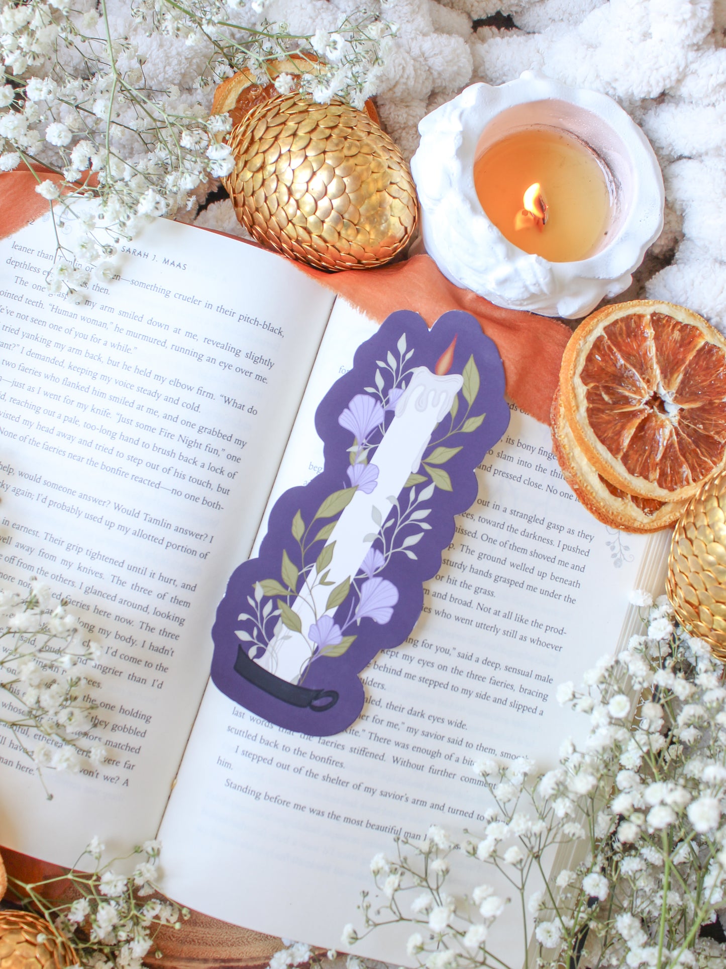 Candlestick Bookmark | Bridgerton-Inspired