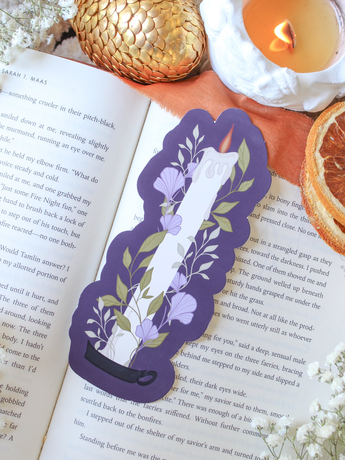 Candlestick Bookmark | Bridgerton-Inspired