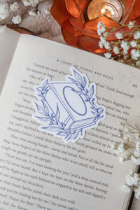 White Porcelain Book Waterproof Vinyl Sticker
