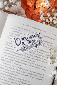 Once Upon a Time Waterproof Vinyl Sticker
