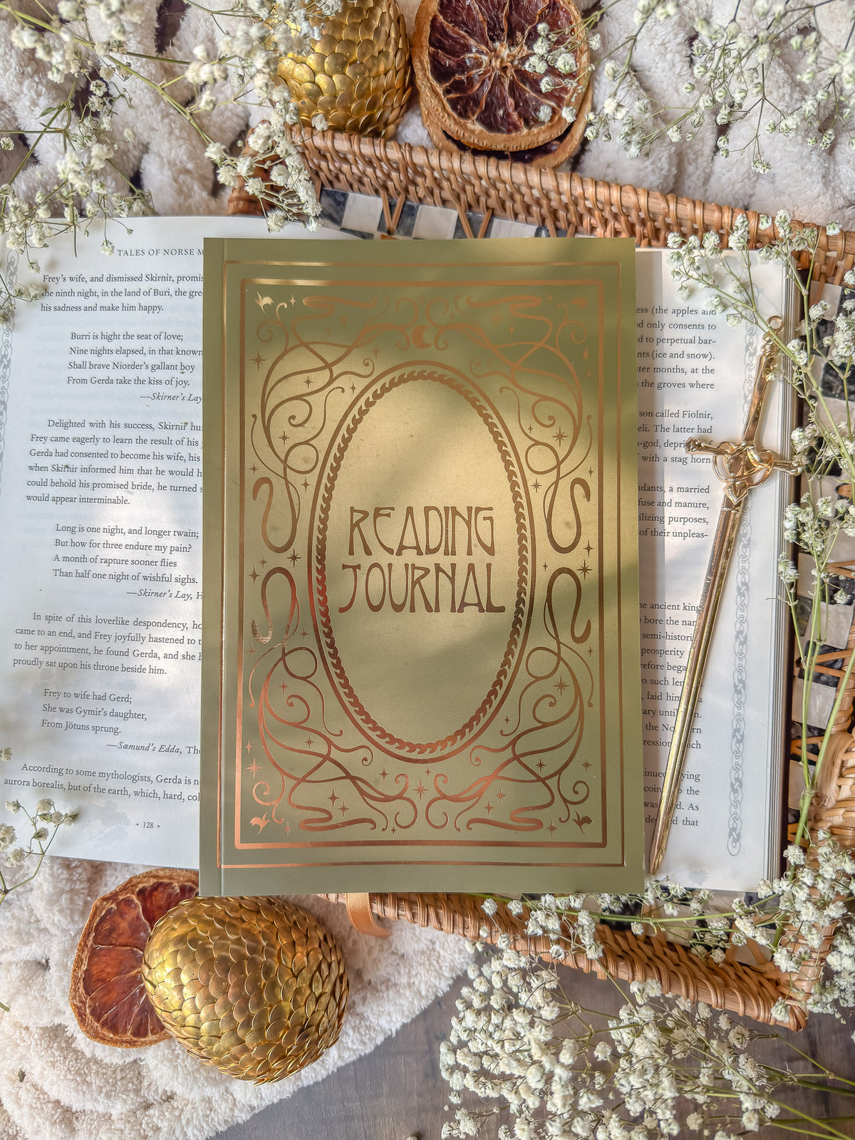 6"x9" Art Nouveau Reading Journal