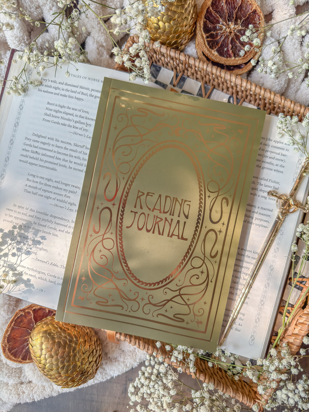 6"x9" Art Nouveau Reading Journal