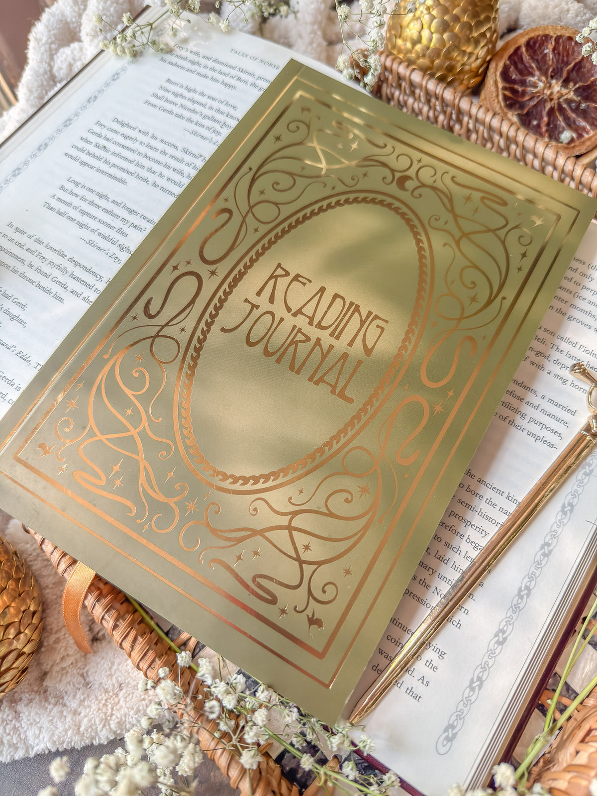 6"x9" Art Nouveau Reading Journal