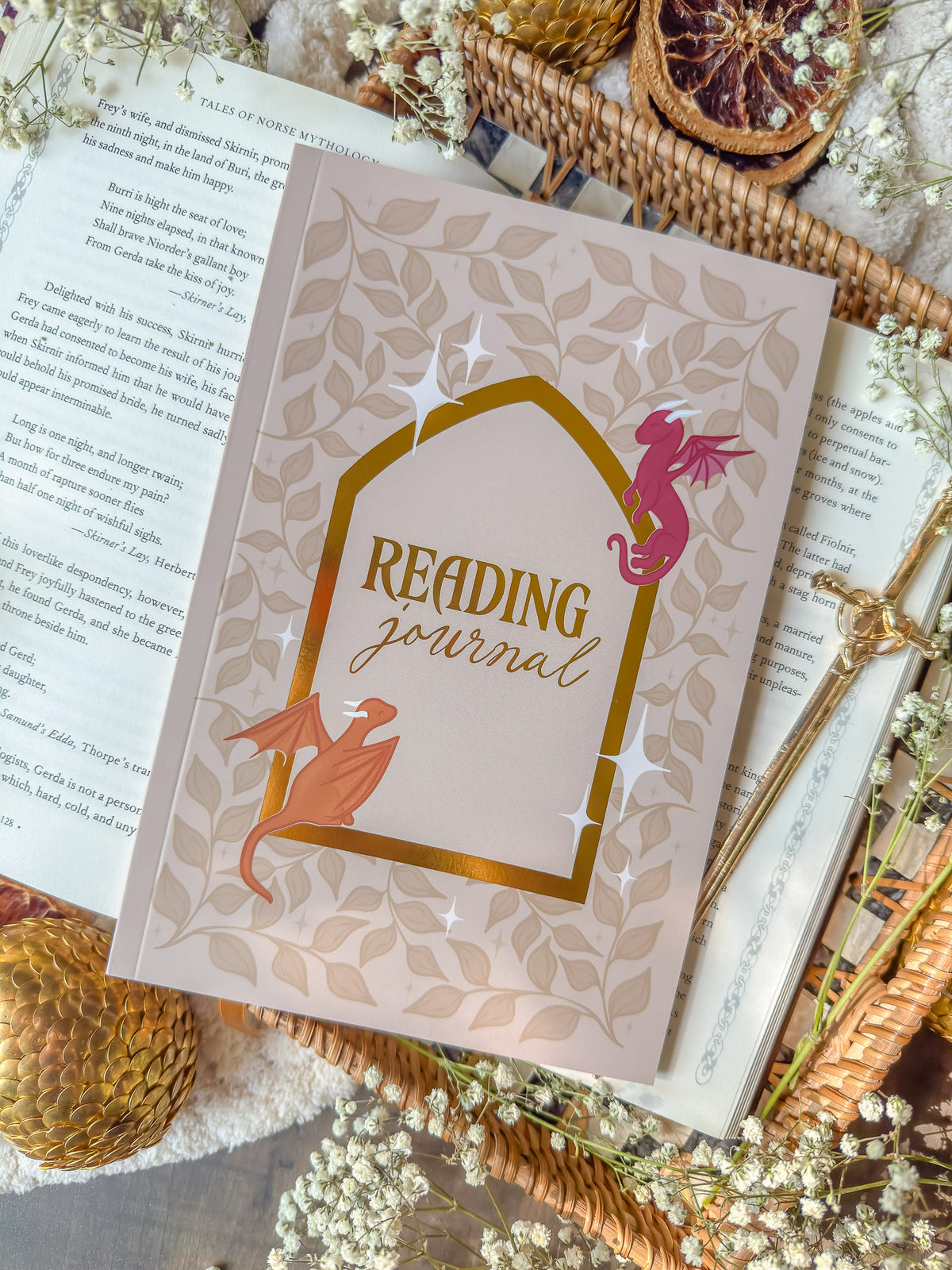 6"x9" Littlest Book Dragon Reading Journal
