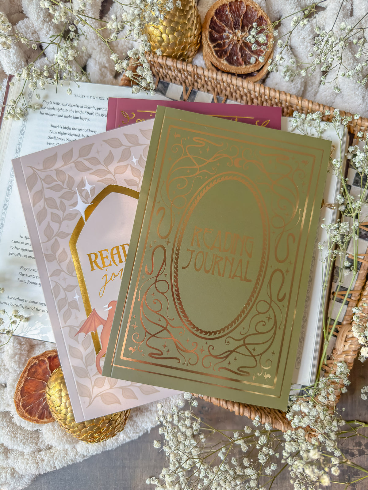 6"x9" Art Nouveau Reading Journal