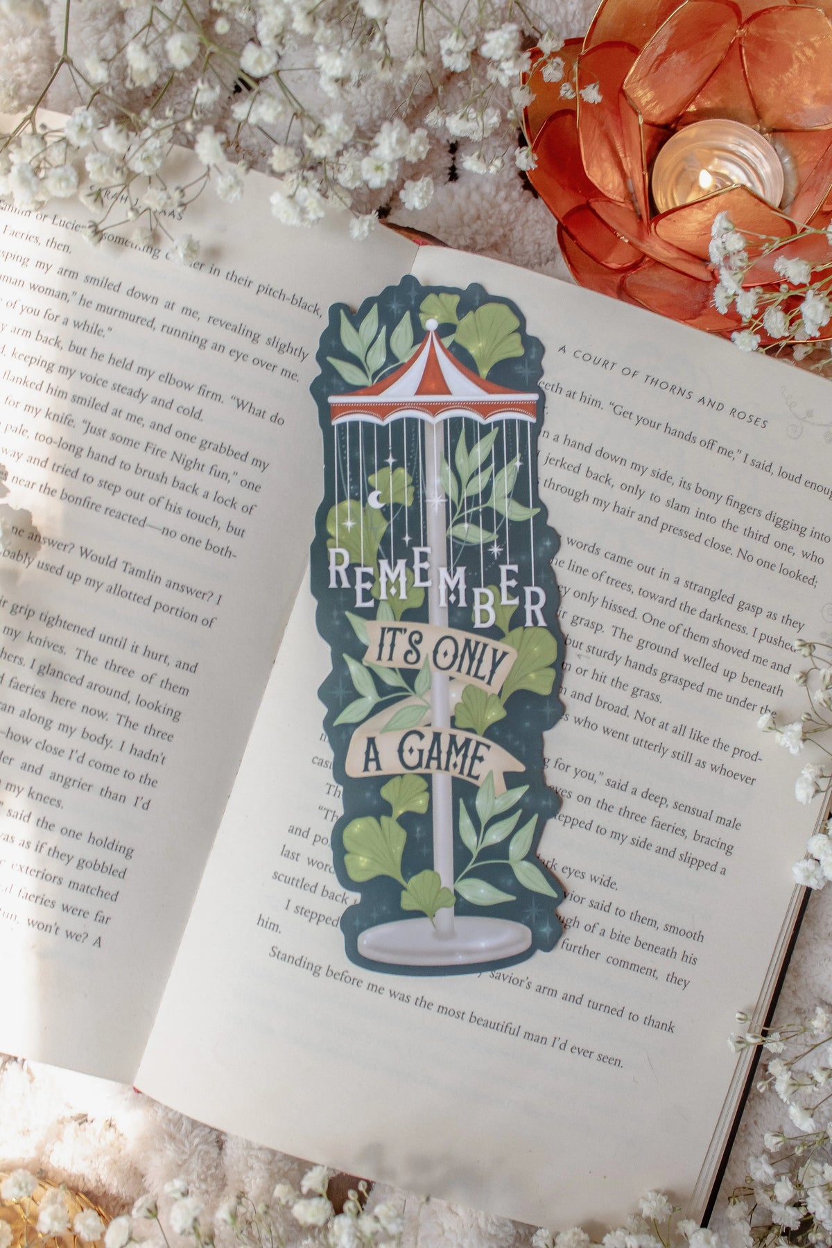Caraval Die-Cut Bookmark | Remember It's Only A Game