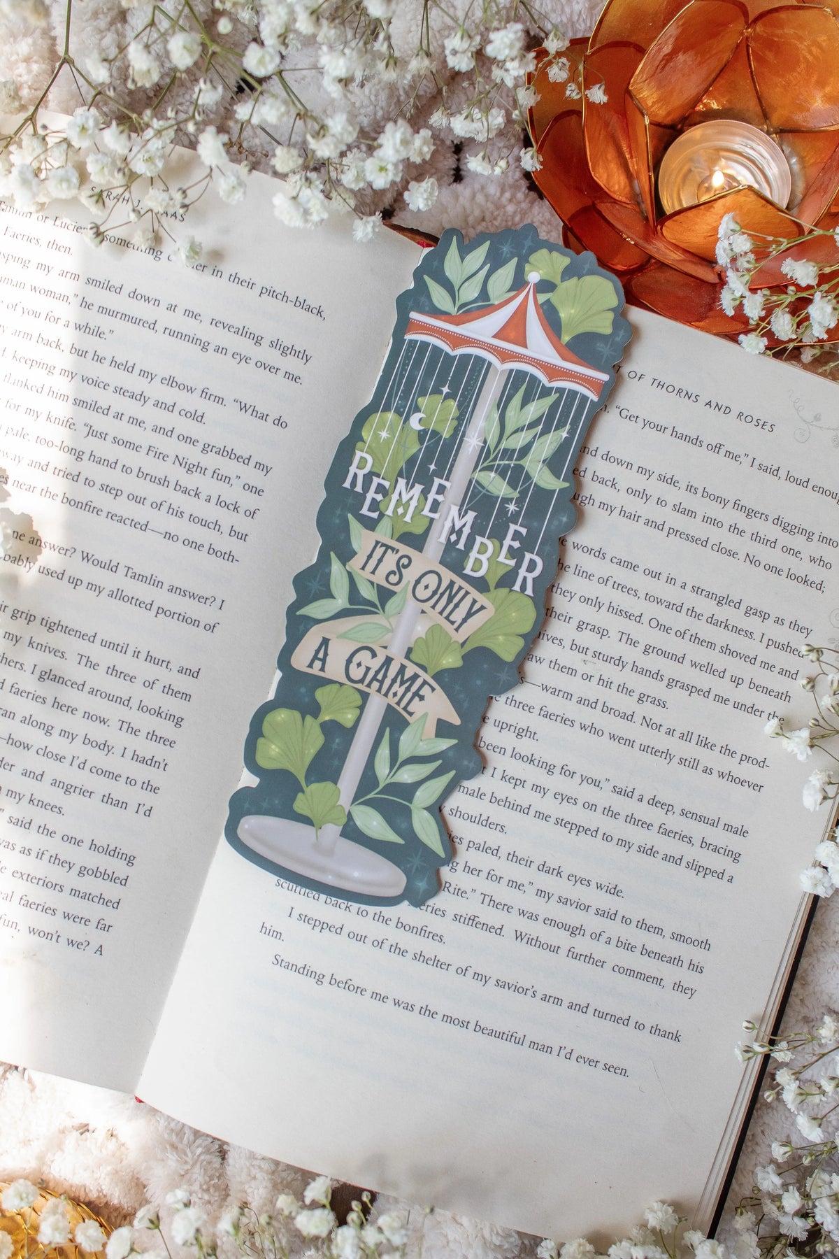 Caraval Die-Cut Bookmark | Remember It's Only A Game