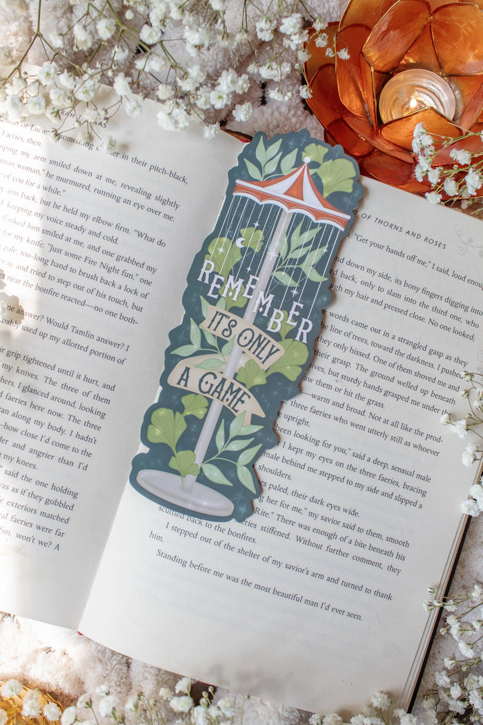 Caraval Die-Cut Bookmark | Remember It's Only A Game