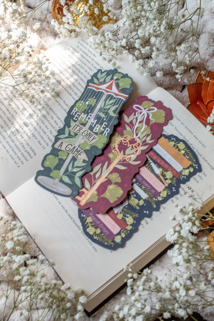 Caraval Die-Cut Bookmark | Scarlet's Bookshelf