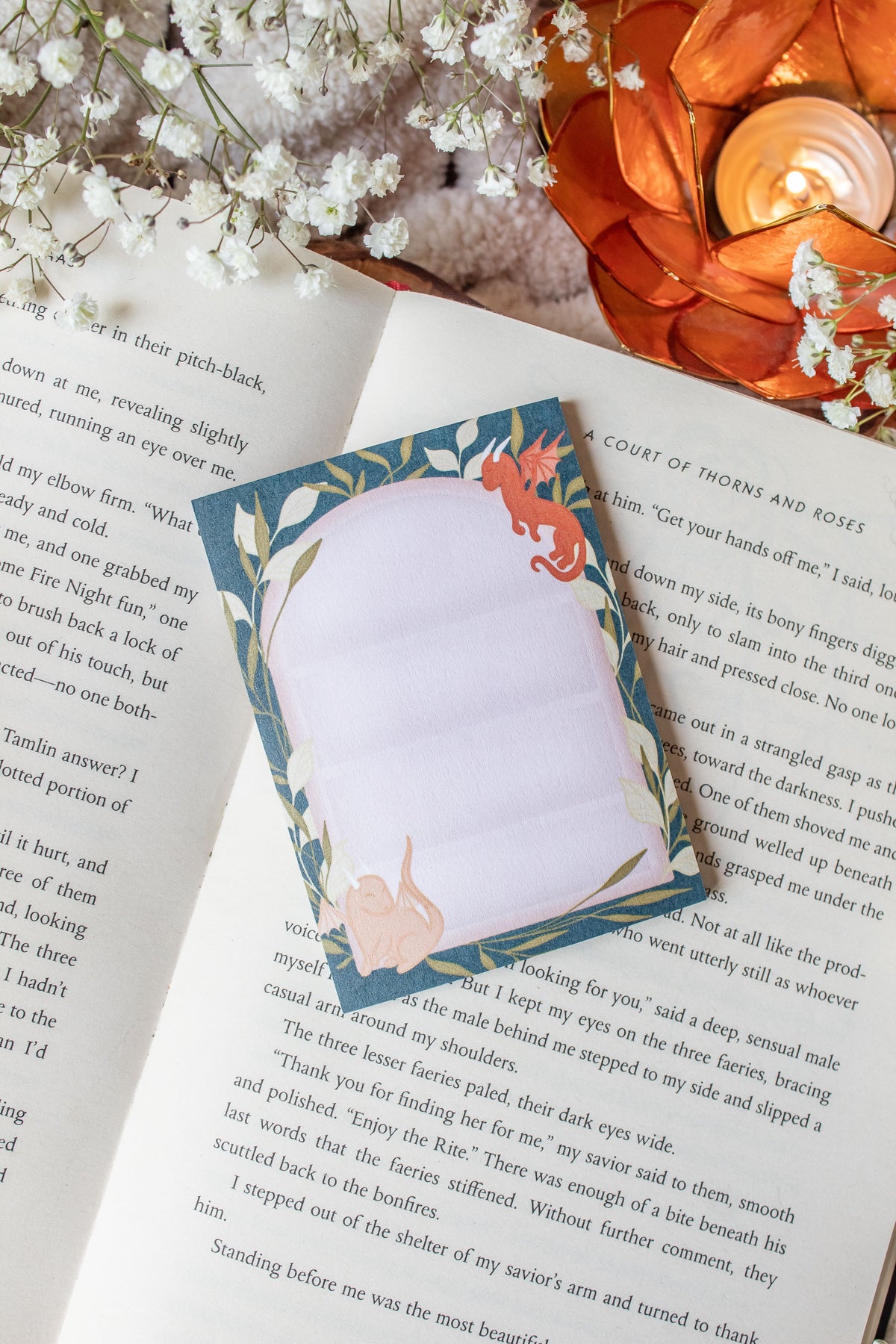 3"x4" Sticky Notes | Littlest Book Dragon Shelf