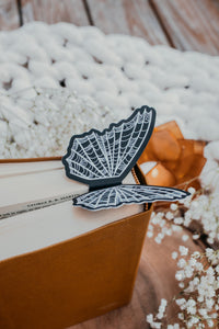 Spiderweb Butterfly Wings 3D Bookmark