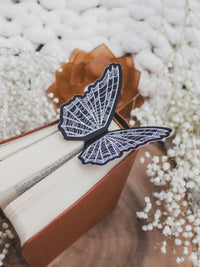 Spiderweb Butterfly Wings 3D Bookmark