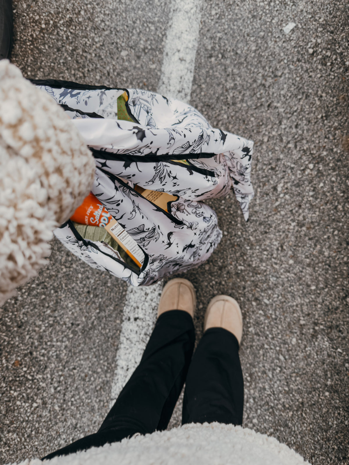 Reusable Tote Bag | Ivory Swords