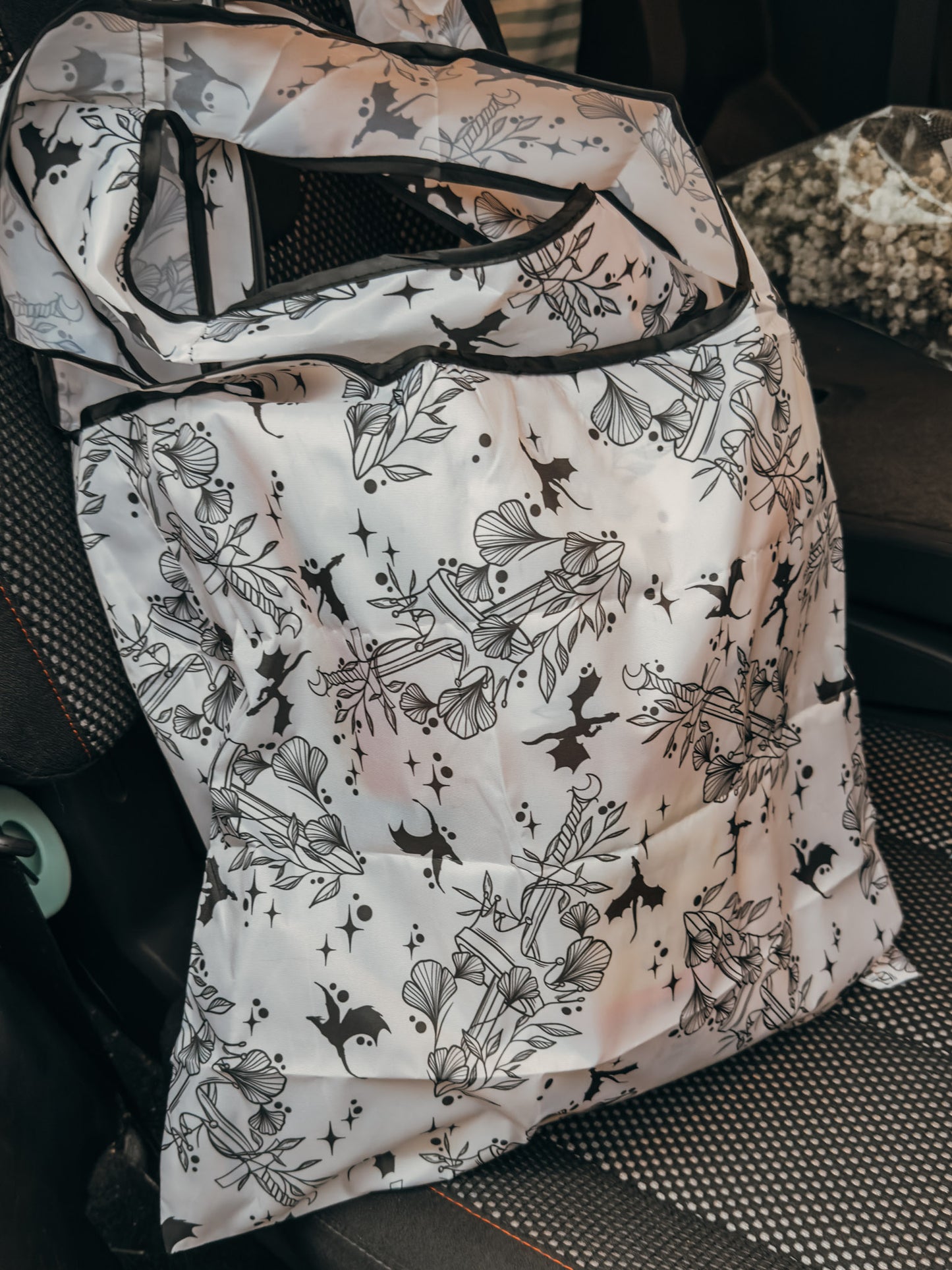 Reusable Tote Bag | Ivory Swords