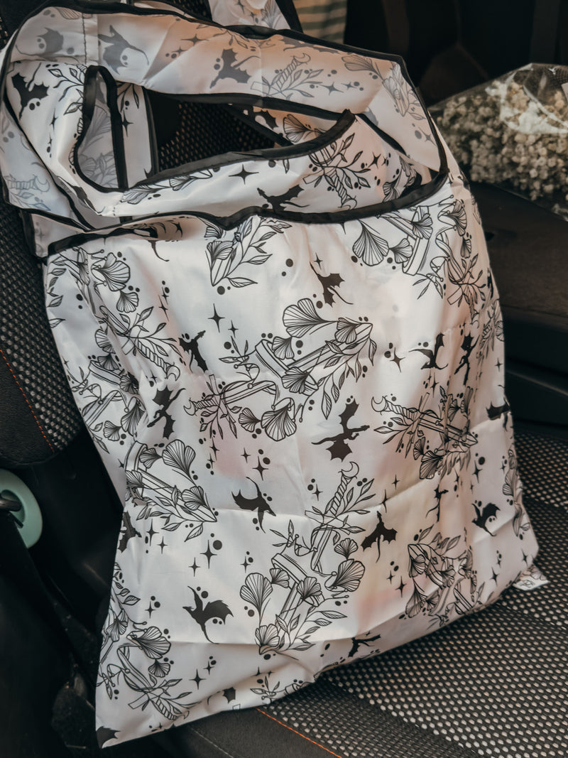 Reusable Tote Bag | Ivory Swords