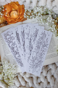 Fantasy Coloring Bookmarks Pack of 6