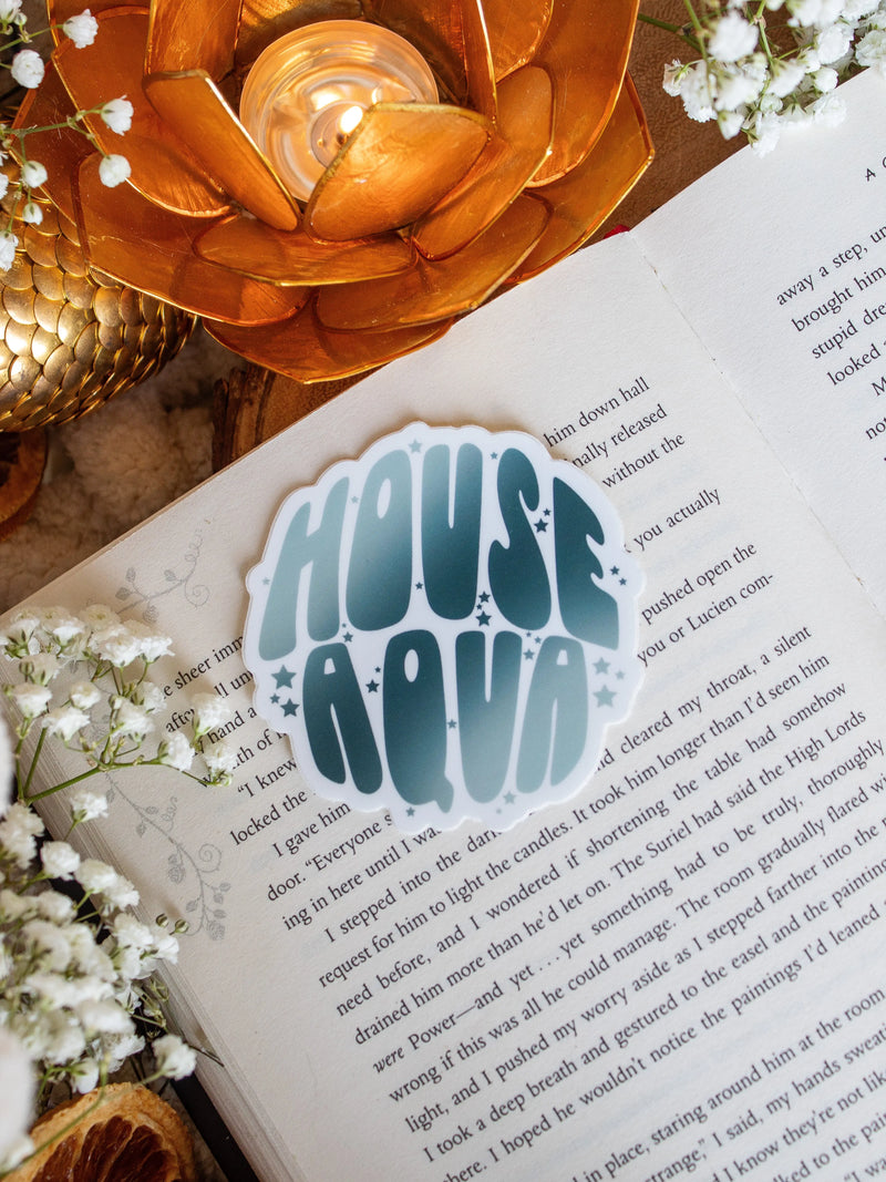 Zodiac Academy Sticker | House Aqua