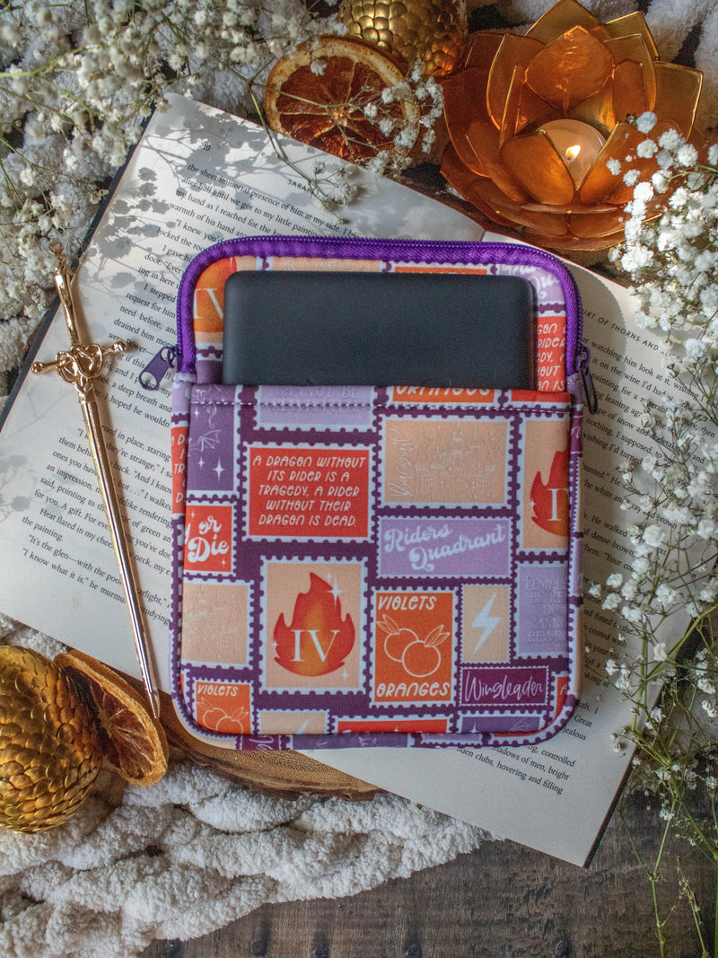 Neoprene E-Reader Sleeve | Fourth Wing Stamps
