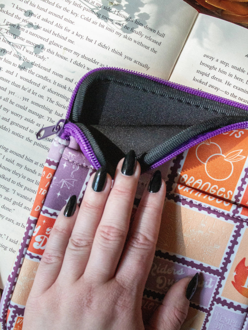 Neoprene E-Reader Sleeve | Fourth Wing Stamps
