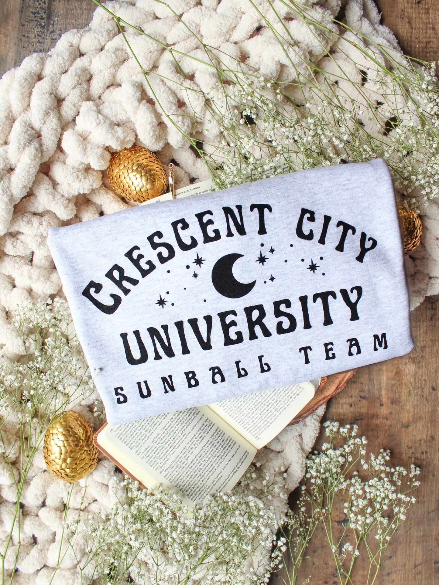 Crescent City University Sunball Team Crewneck Sweatshirt