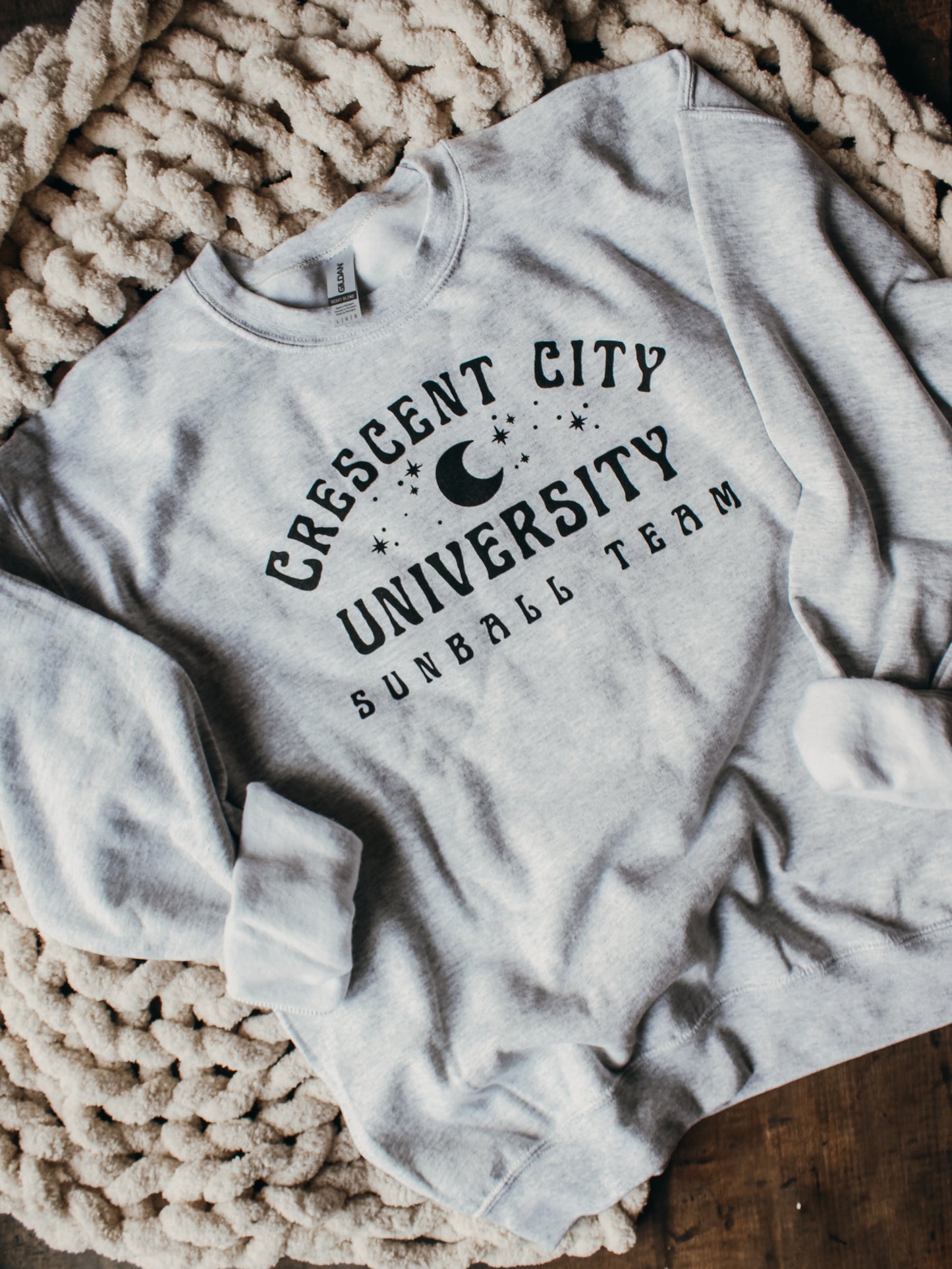 Crescent City University Sunball Team Crewneck Sweatshirt