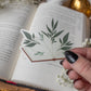 Open Foliage Book Waterproof Sticker | 3"x2.4"