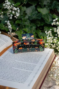 Bookish Hair Claw Clip | Burgundy Books