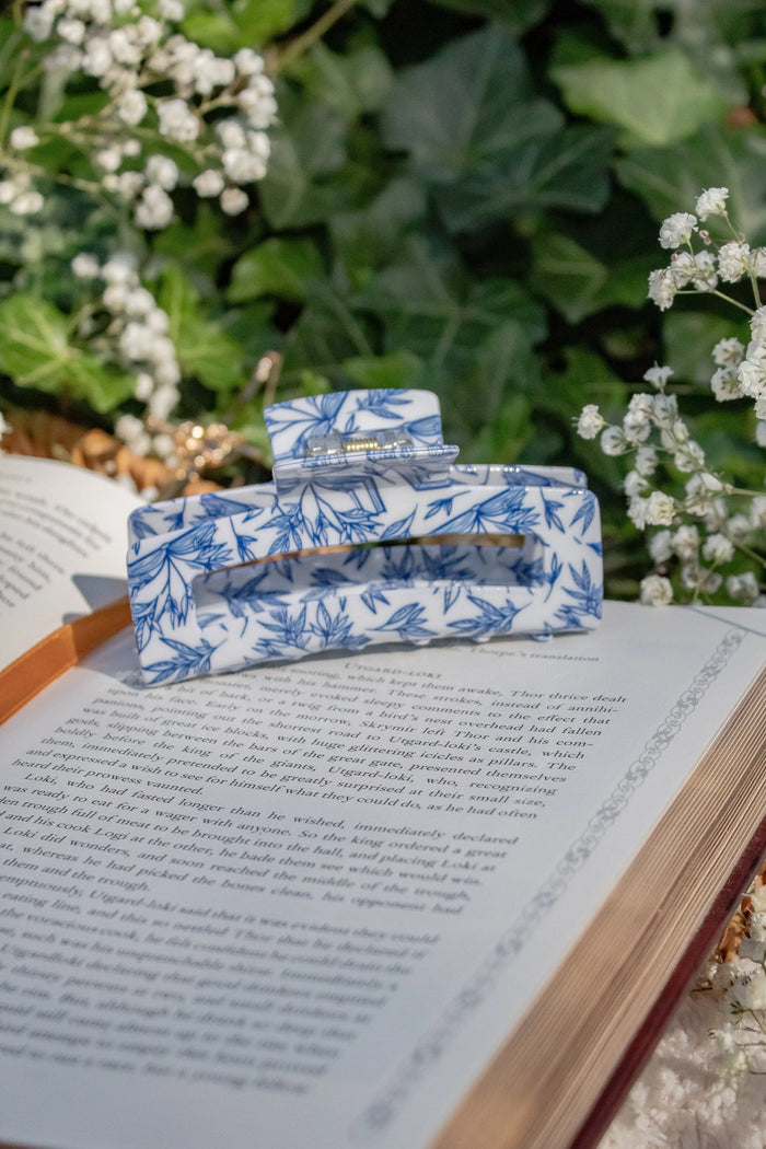Bookish Hair Claw Clip | Porcelain Books
