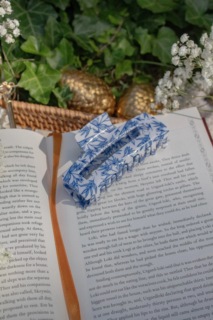 Bookish Hair Claw Clip | Porcelain Books
