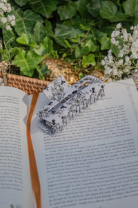 Bookish Hair Claw Clip | Ivory Swords