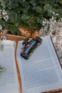 Bookish Hair Claw Clip | Burgundy Books
