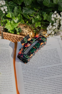 Bookish Hair Claw Clip | Burgundy Books