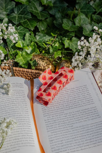Bookish Hair Claw Clip | Flaming Heart