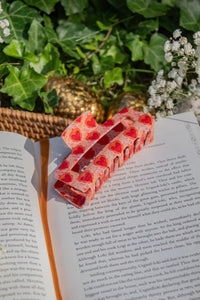 Bookish Hair Claw Clip | Flaming Heart