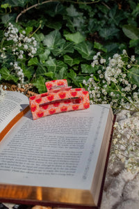 Bookish Hair Claw Clip | Flaming Heart