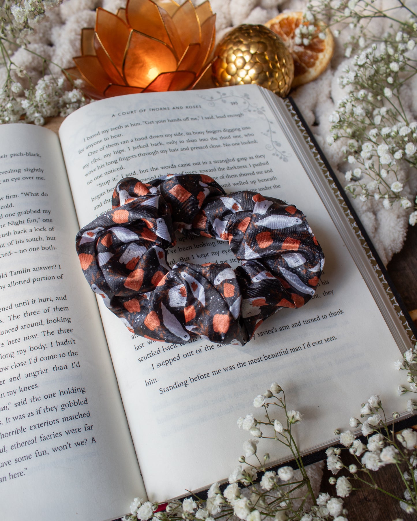 Satin Scrunchie | Spooky