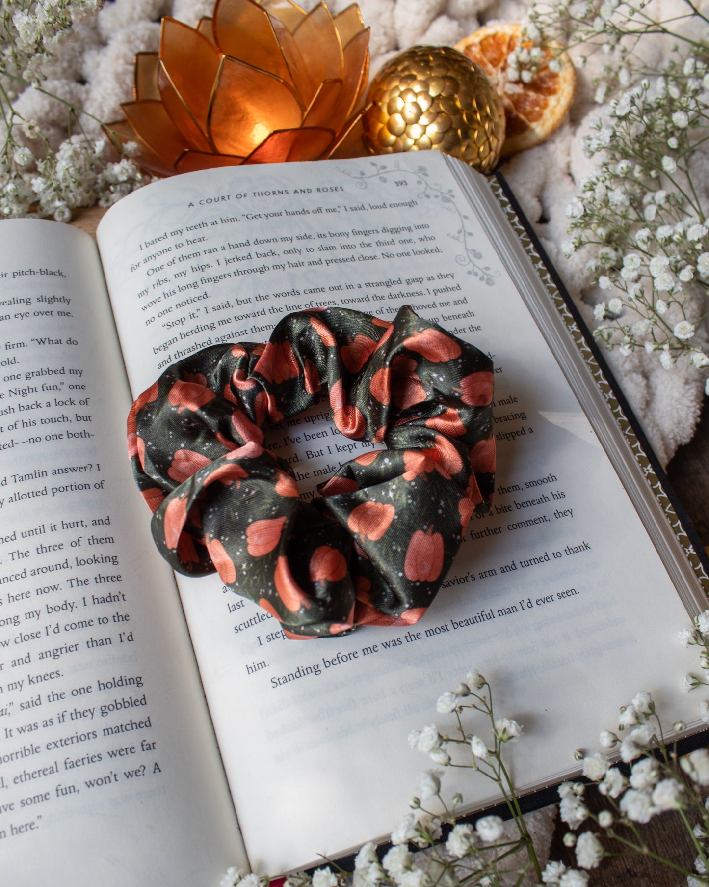 Satin Scrunchie | Magic Pumpkins