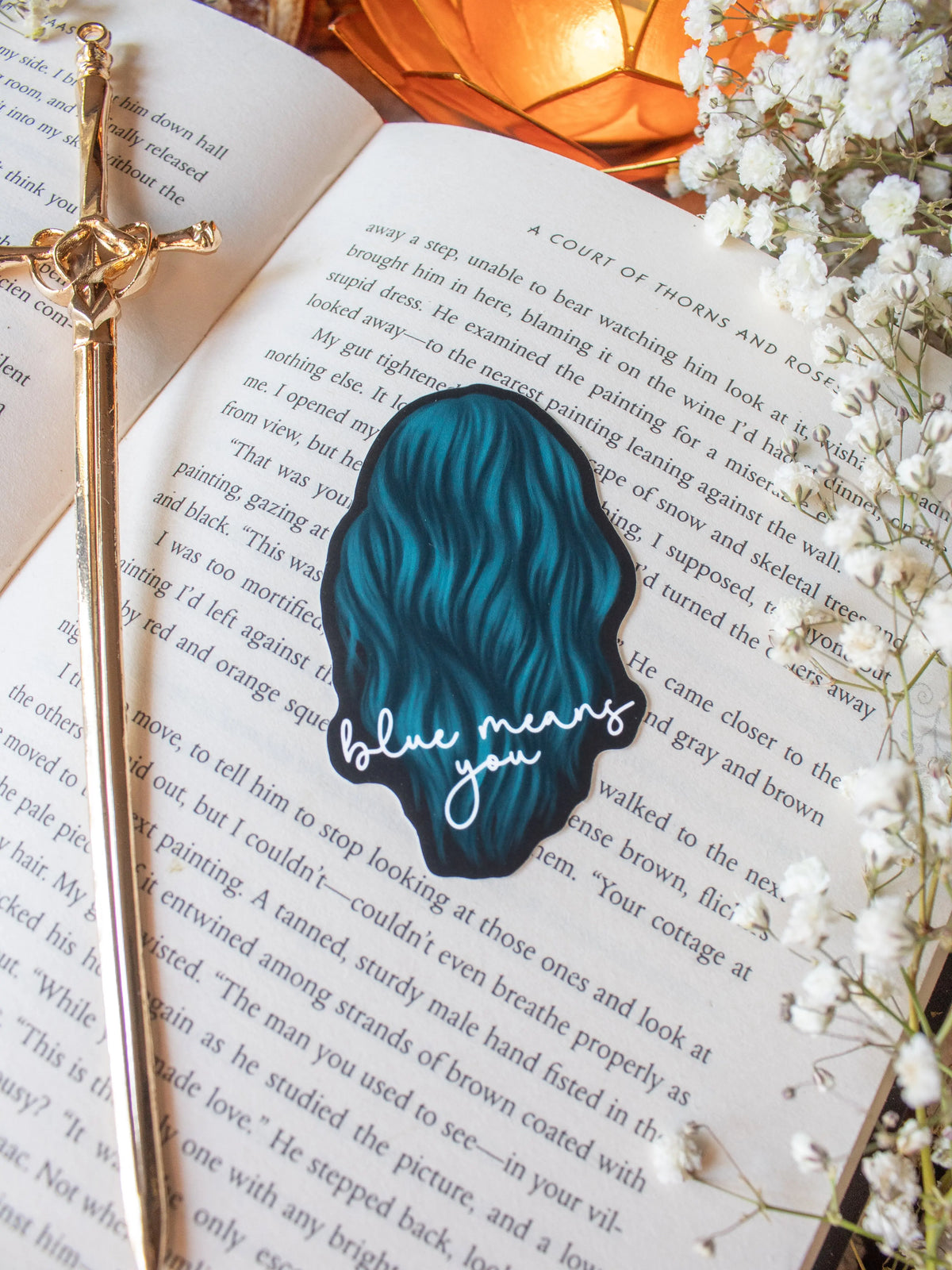 Zodiac Academy Sticker | Blue Means You