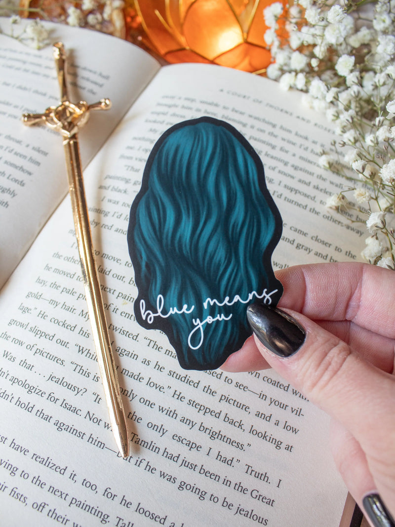 Zodiac Academy Sticker | Blue Means You