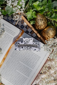 Bookish Hair Claw Clip | Ivory Swords