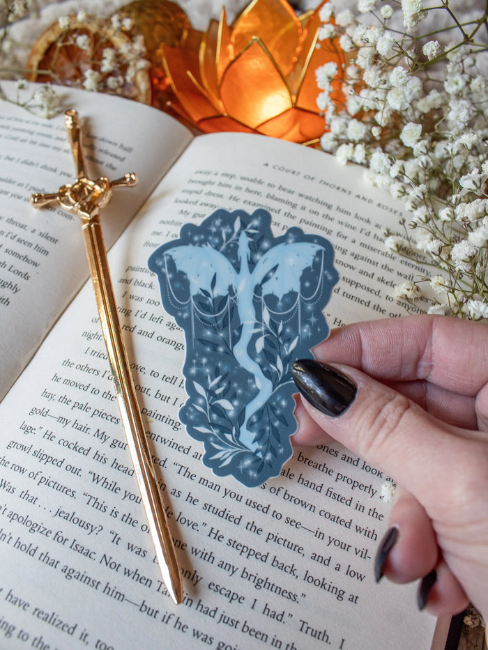 When the Moon Hatched Sticker | Moonplume Dragon